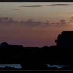 Couché de soleil sur la côte sauvage
